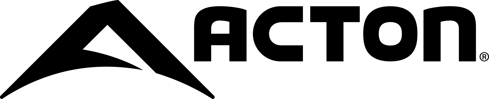 Acton logo HOR noir